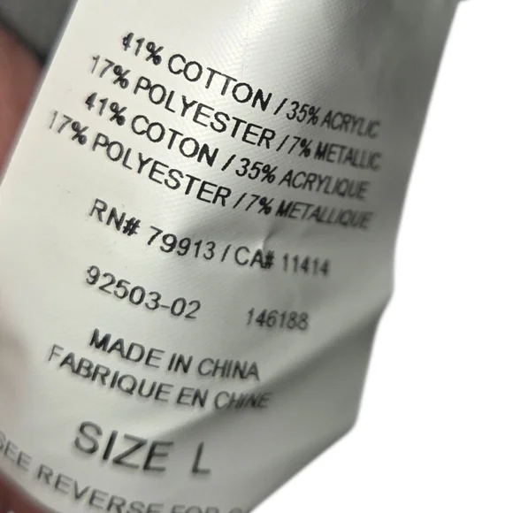 Motherhood Maternity Silver Cowl Neck Sweater with Elegant Draping - Picture 7 of 8